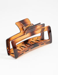 Tortoiseshell Shiny Claw Clip - link has visual effect only