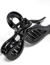 Black Bow Hair Claw Clip - link has visual effect only