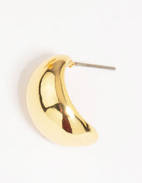 Gold Plated Brass Square Bubble Hoop Earrings - link has visual effect only