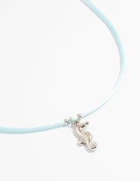 Silver Genuine Shell  Seahorse  Anklets 3-Pack - link has visual effect only