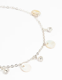 Silver Genuine Shell  Seahorse  Anklets 3-Pack - link has visual effect only