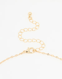 Gold Plated Vintage Cross Pendant Necklace - link has visual effect only