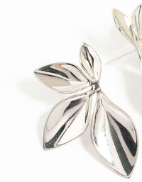 Waterproof Stainless Steel Leaf Cluster Stud Earrings - link has visual effect only