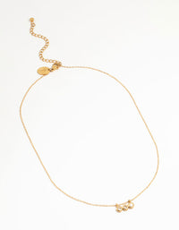 Waterproof Gold Plated Glass Circle Pendants Necklace - link has visual effect only