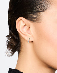 Titanium Open Hoop Earrings 2-Pack - link has visual effect only