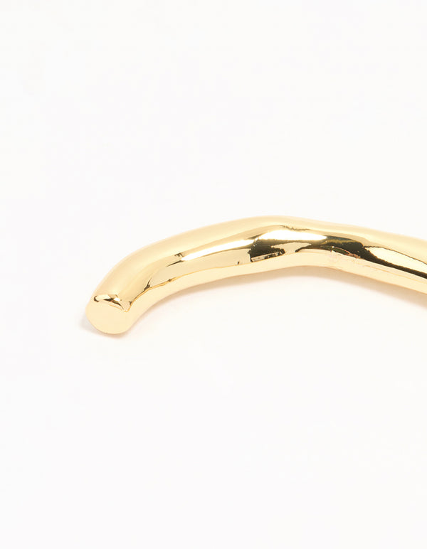 Gold Plated Organic Wrist Cuff
