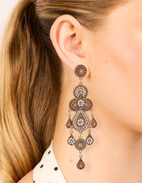 Gold Beaded Bug Seed Earrings - link has visual effect only