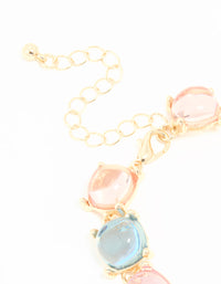 Gold Pastel Diamantes Bracelet - link has visual effect only