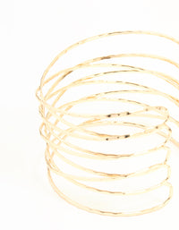 Gold Crisscross Arm Cuff - link has visual effect only