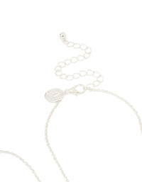 Kids Silver Friends Forever Necklaces 3-Pack - link has visual effect only