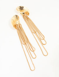 Gold Chain Drop Earrings - link has visual effect only