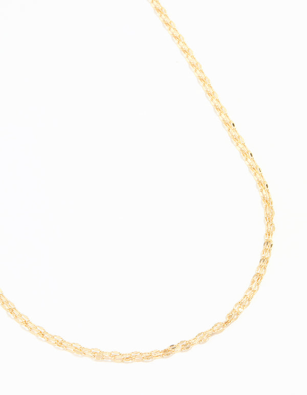 Gold Plated Plain Chain Waist Chain