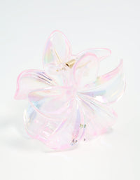 Iridescent Frangipani Claw Clip - link has visual effect only