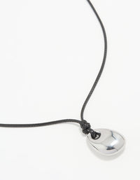 Waterproof Stainless Steel Cord Pendant Necklace - link has visual effect only