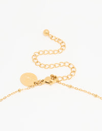 Waterproof Gold Plated Stainless Steel Pearl & Starfish Dainty Necklace - link has visual effect only