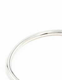 Waterproof Stainless Steel Simple Hinged Bangle - link has visual effect only