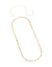 Gold Coin & Diamante Waist Chain - link has visual effect only
