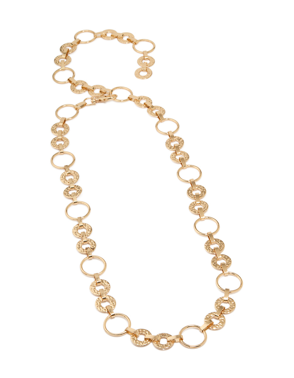 Gold Mixed Sized Circle Belt