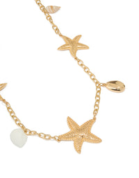 Gold Starfish & Sea Charms Belt - link has visual effect only