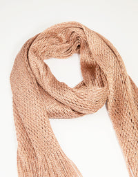 Rose Glitter Fabric Draped Scarf - link has visual effect only