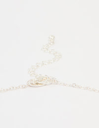 Silver Plated Cubic Zirconia Large Cross Pendant Necklace - link has visual effect only