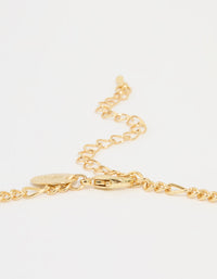 Gold Plated Black Onyx & Cross Lariat Necklace - link has visual effect only