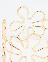 Gold Large Flower Arm Cuff - link has visual effect only
