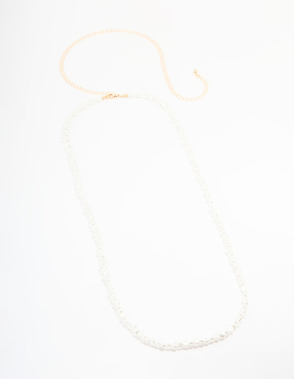 Gold Pearl Waist Chain