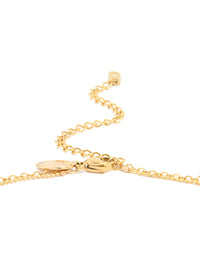 Waterproof Gold Plated Stainless Steel Cubic Zirconia & Seahorse Layered Necklace - link has visual effect only