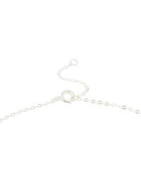 Sterling Silver Textured Bow Necklace - link has visual effect only