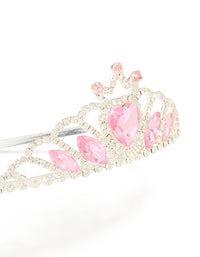 Kids Pink Princess Tiara Headband - link has visual effect only