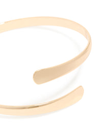 Gold Wrap Around Wrist Cuff - link has visual effect only