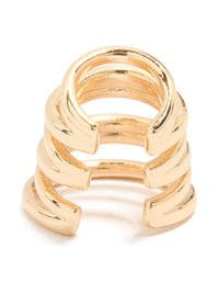 Gold Layered Long Ear Cuff - link has visual effect only