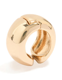 Gold Thick Round Ear Cuff - link has visual effect only