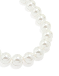 Gold Pearl Strand Large Necklace - link has visual effect only