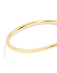 Gold Plated Teardrop Wrist Cuff - link has visual effect only