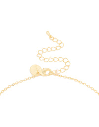 Gold Plated Cubic Zirconia Vine Drop Y-Necklace - link has visual effect only