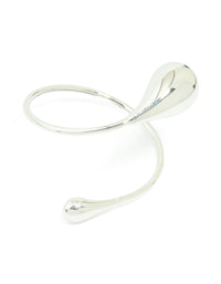Silver Teardrop Wrap Around Bracelet - link has visual effect only