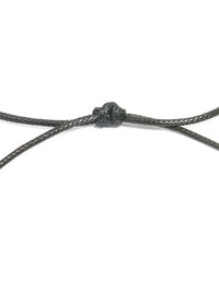 Silver Plated Pebble Cord Large Pendant Necklace - link has visual effect only