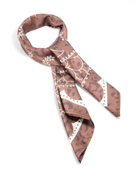 Western Leopard Print Fabric Scarf - link has visual effect only