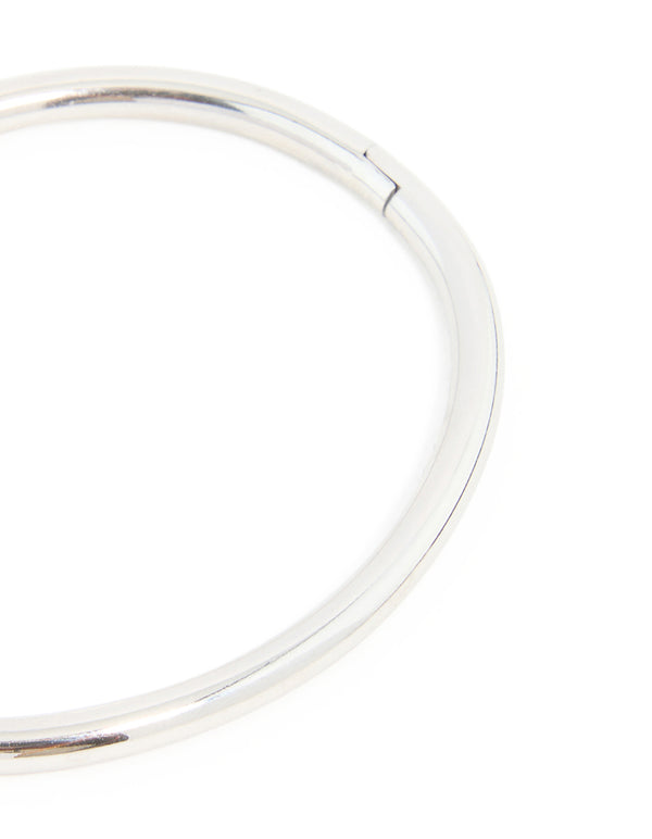 Waterproof Stainless Steel Oval Hinged Bangle
