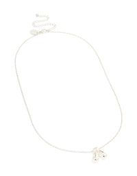 Waterproof Stainless Steel Large Bubble Letter A Necklace - link has visual effect only