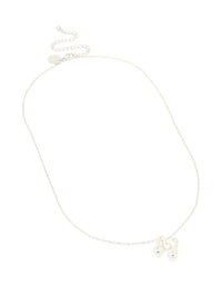 Waterproof Stainless Steel Large Bubble Letter M Necklace - link has visual effect only