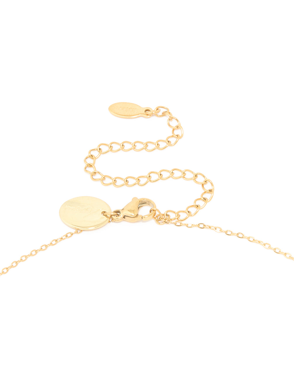 Waterproof Gold Plated Stainless Steel Cubic Zirconia Leo Zodiac Sign Necklace