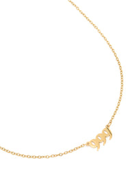 Waterproof Gold Plated Stainless Steel Angel Number 999 Necklace - link has visual effect only