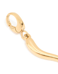 Waterproof Gold Plated Stainless Steel Chilli Charm - link has visual effect only