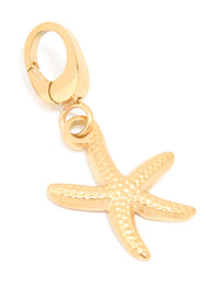 Gold Starfish Charm - link has visual effect only