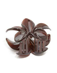 Brown Solid Claw Clip - link has visual effect only