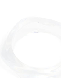 Clear Acrylic Bangle - link has visual effect only