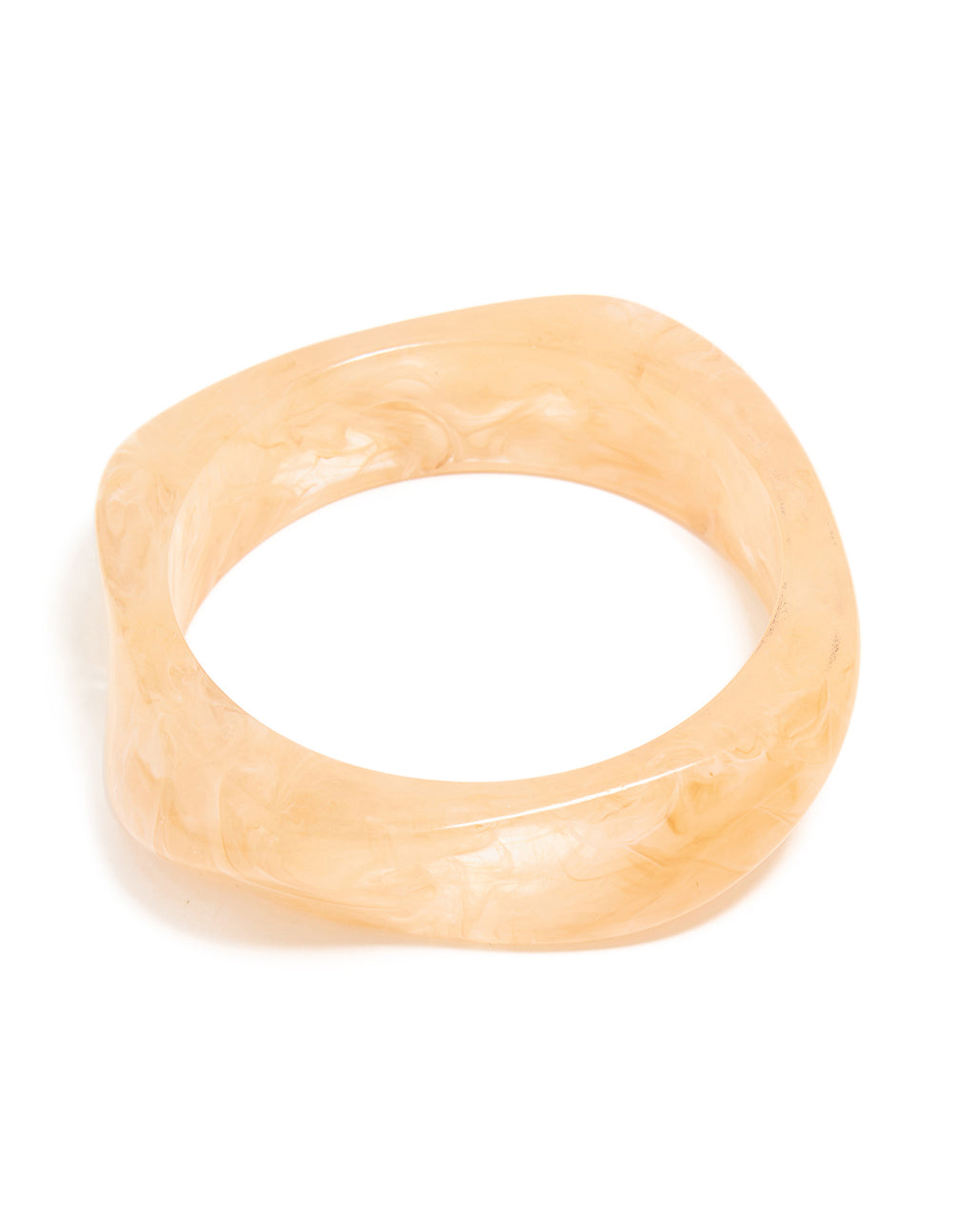 Neutral Marble Acrylic Bangle